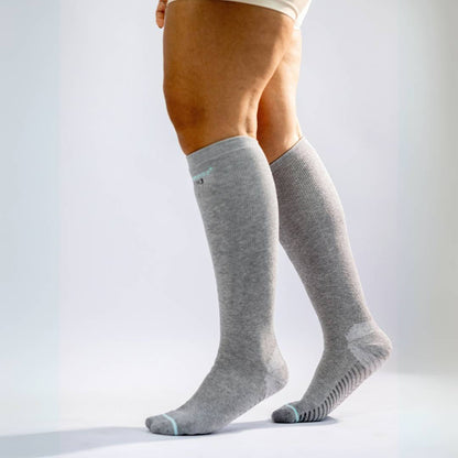 OneCompress™ Compression Socks in Gray – Natural Leg Pain Relief