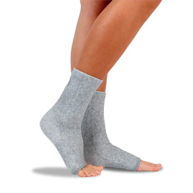 OneCompress™ Foot Sleeves in Grey – Plantar Fasciitis Relief